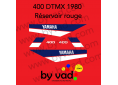YAMAHA 400 DTMX 1980 réservoir ROUGE